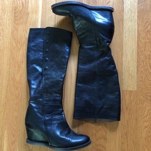 Anthropologie Black Boots